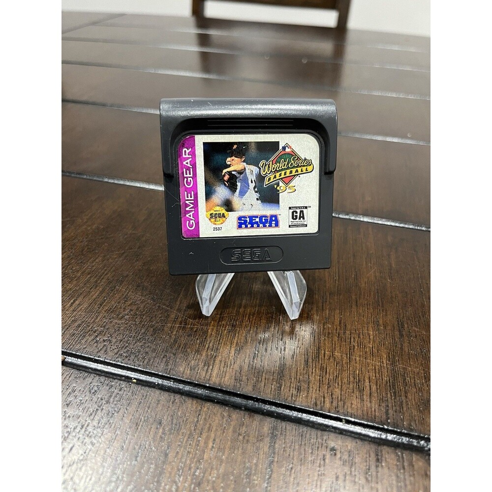 Sega Game Gear World Series Baseball 95 1995 Original Game Cart